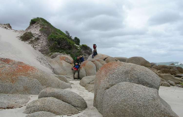Day 1 rock scrambling