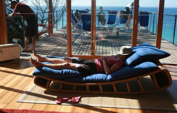 So relaxed the last day