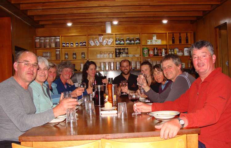 Dinner at Windy Ridge Hut