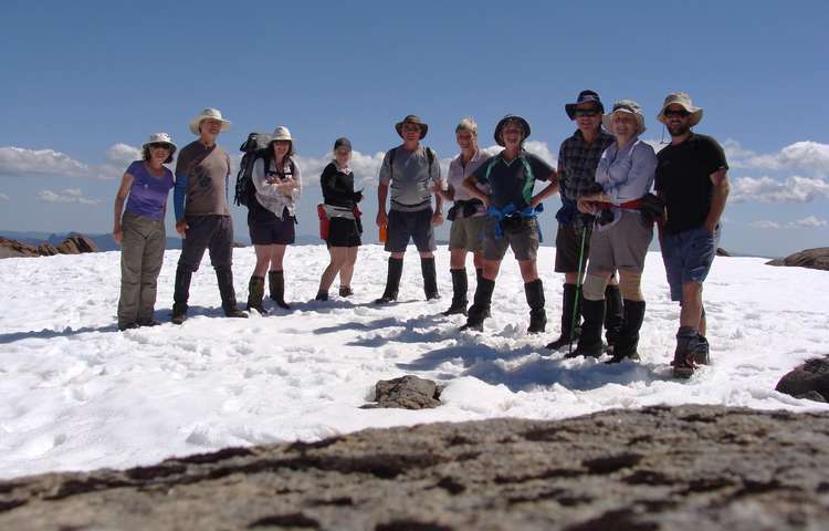 On the top of Tasmania