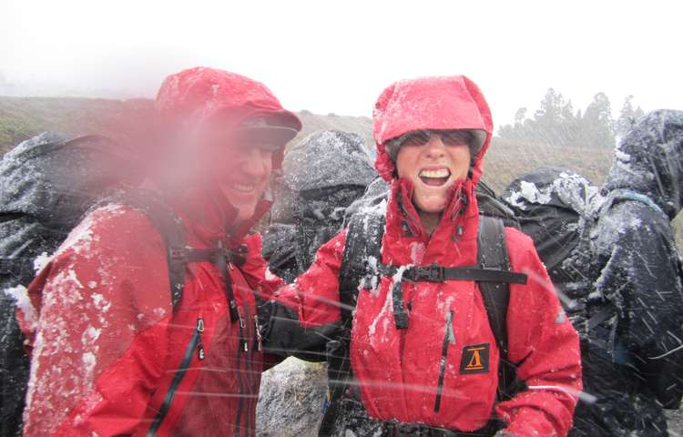 The elements could not dampen our spirits
