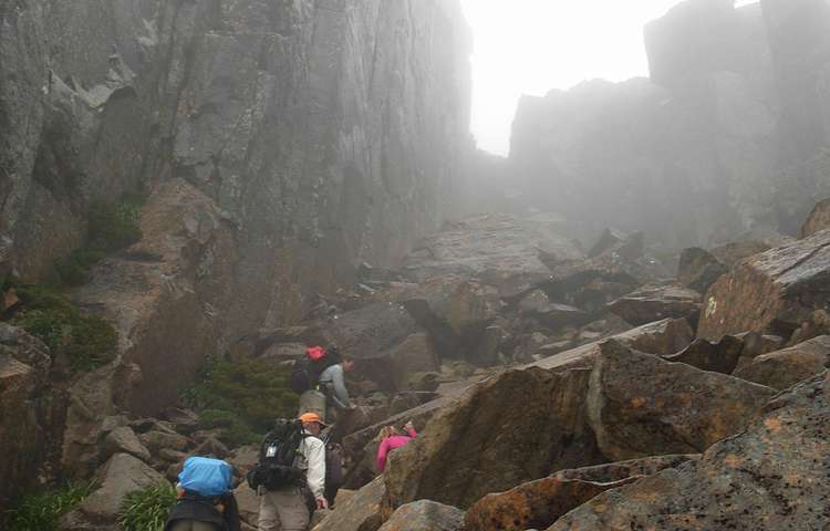 Climbing Mt Osser