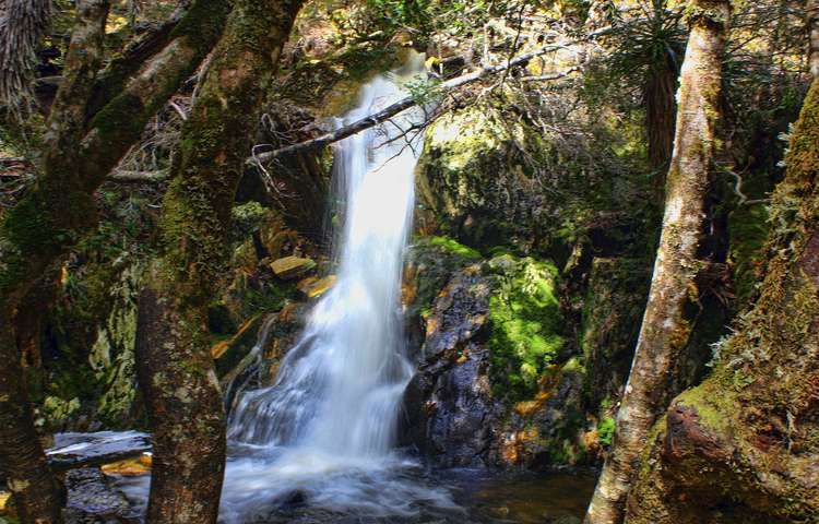 Small waterfall we en counted on our first day