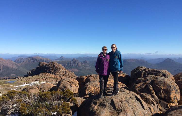 On top of the world (Mount Ossa with snow)