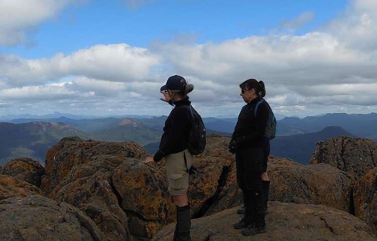 The amazing view atop Mt Ossa