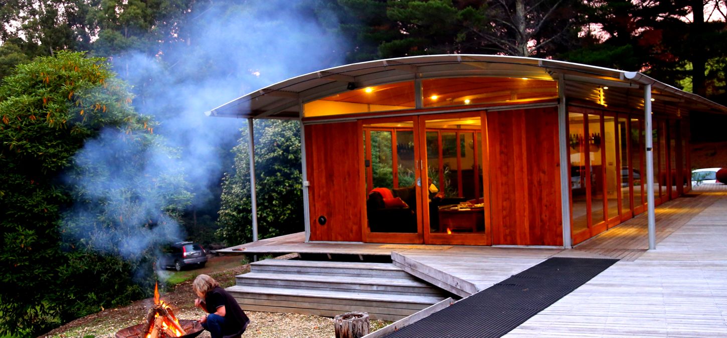 Relax and unwind at our private accommodation after a day of bushwalking in the  Bay of Fires