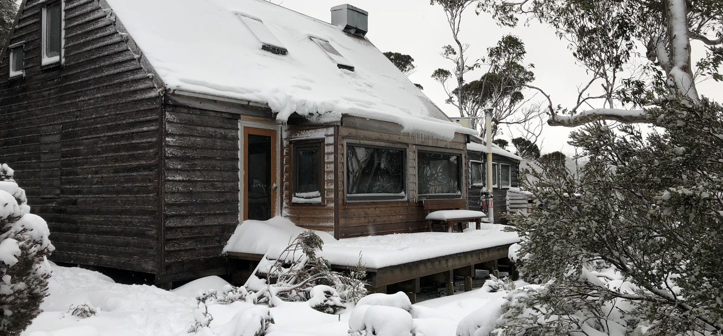 Stay nice and warm in winter, with our private huts on the Overland Track
