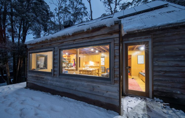 Stay warm and cozy in our private accommodation on the Overland Track.