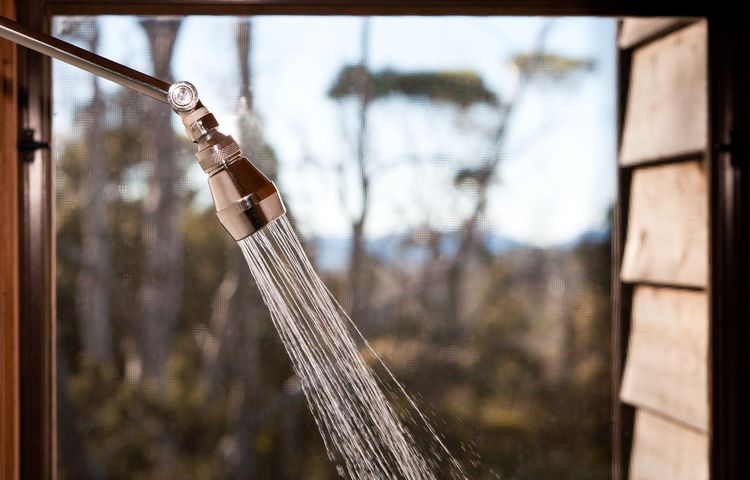 Private accommodation with hot showers on the Overland Track, Tasmanian Walking Company