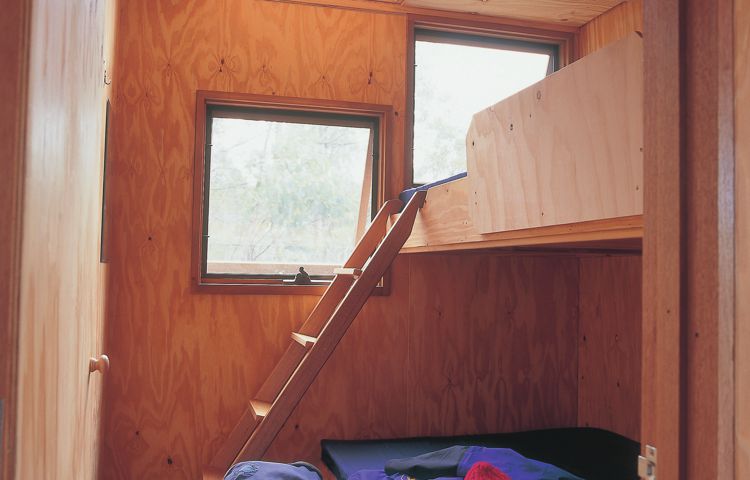 Comfortable and warm beds await in our twin-share rooms on our guided bushwalking holidays.