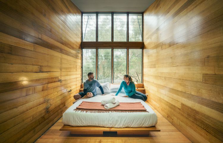 People, Bed, window, lodge,