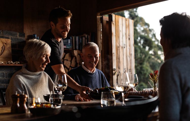 Dinner on Bruny Island Long Weekend