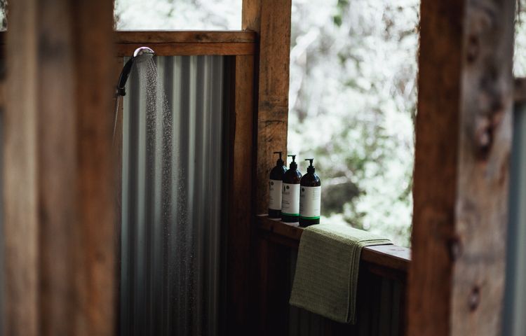 Shower at Bruny Island Long Weekend